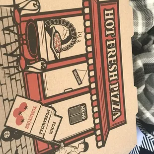 Delivered good pizza