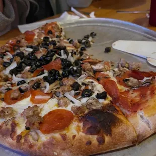 pizza, food