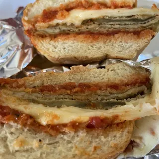 Eggplant Parmigiana with Marinara Sauce