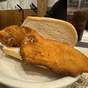 The SMALL fish sandwich