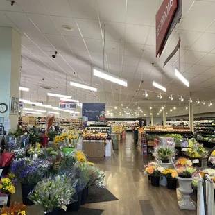 Lots of fresh flowers