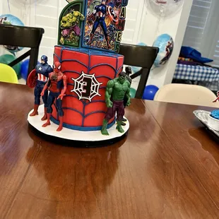 3rd Birthday Superhero cake