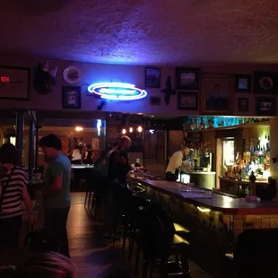 people sitting at the bar