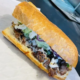 1/2 Steak and Cheese Hoagie