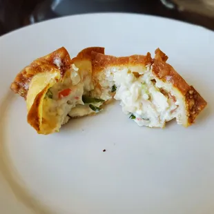 Crab Rangoon inside!!