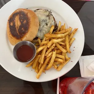 Grandma Judy 's Swiss Mushroom Burger