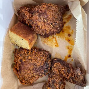 3 piece white and dark meat mix