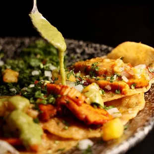 a plate of food