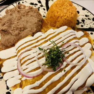 Tex-Mex enchiladas
