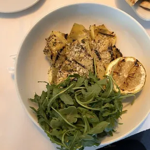 Grilled artichokes