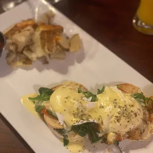 Vegetarian Benedict.