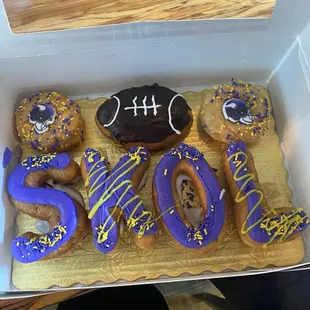 SKOL donuts to cheer on my favorite team!