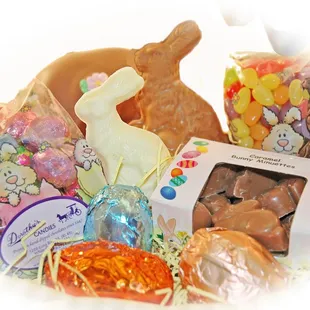 Our array of gourmet chocolates and candies for Easter are the best in the USA! No wonder we ship Dorothy&apos;s too every state in the union.