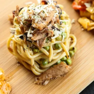 Duck Carbonara is amazing!