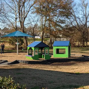 Playground area at at Dorton Park