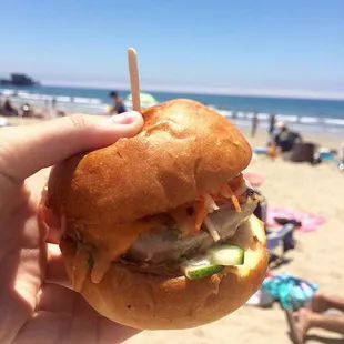 Ahi Tuna Burger.