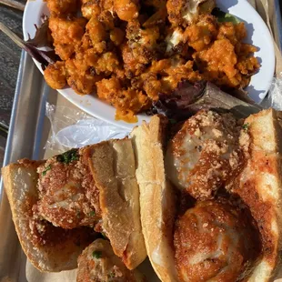 Buffalo Cauliflower Sandwich