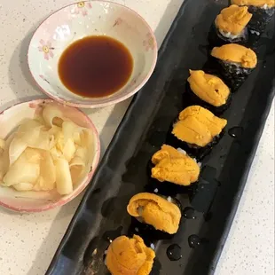 Uni sushi at home
