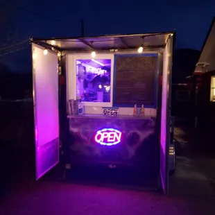 Look for the lights at night