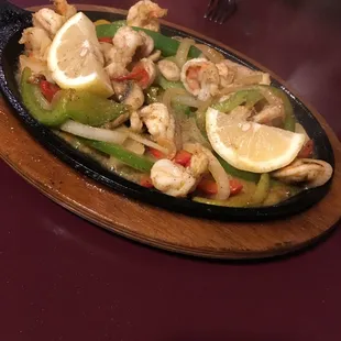 Shrimp Fajitas