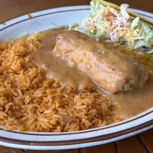 Combo plate (Crispy Relleno, cheese enchilada, and beef taco)