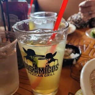 Cadillac margarita. Healthy drink on a Sunday morning