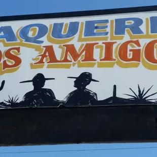 a sign for a mexican restaurant