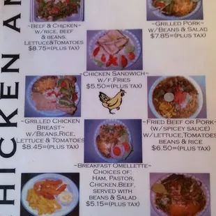 ramen and noodles, menu