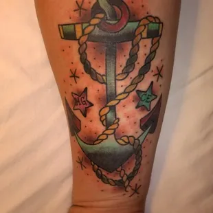 Traditional anchor by Hollywood