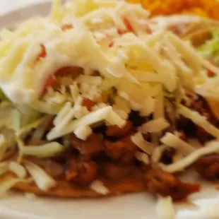 Al pastor tostada