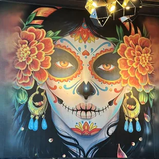 day of the dead woman