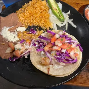 Baja Grilled Shrimp Baja Style Tacos.