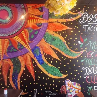 sushi and sashimi, interior