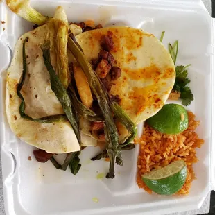 Al Pastor (grilled, marinated pork) Tacos: BLESSED BY THE PIG