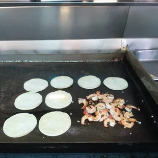 Ricos tacos de camaron