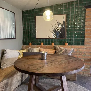 More inside area seating