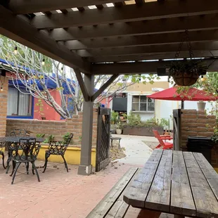 Outside eating...(and drinking)