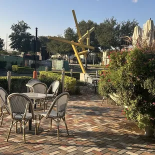 Restaurant patio