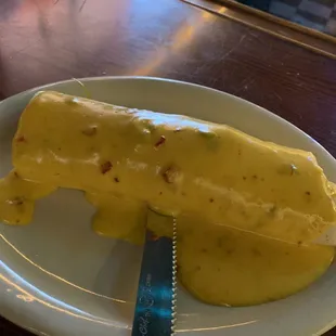 Smothered burrito.