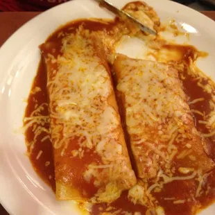 Cheese enchilada.