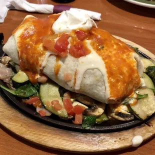 caliente shrimp burrito