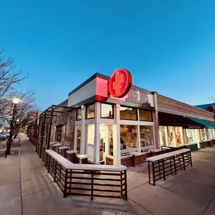 Front Entrance and patio.