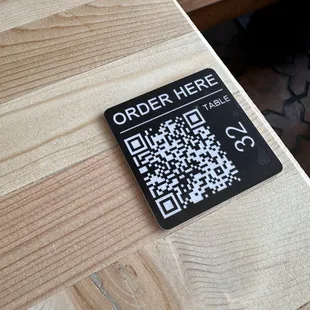 Digital menu
