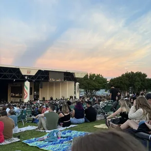 Pavilion during sunset