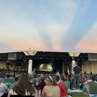 Pavilion during sunset