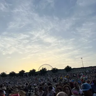 a crowd of people at a concert