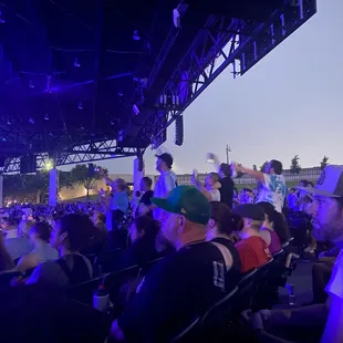 a crowd of people at a concert