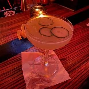 The drink we enjoyed and had 3 of them... the one the female bartender didn't seem stoked about making.