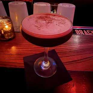 Pumpkin spice espresso martini