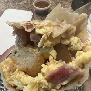 Ham Wrap Breakfast